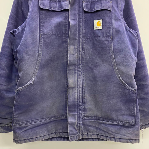 【曜日割引対象外】 カーハート Carhartt トラディショナルコート フード付き ダック ジャケット ネイビー 201MT-4470 VB