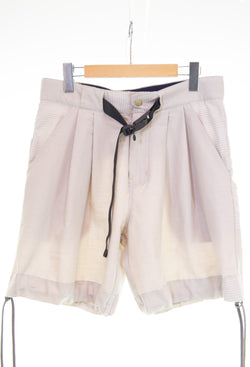 ミーンズワイル meanswhile CARGO SHORTS カーゴショーツ MW-PT18109  ハーフパンツ ベージュ Mサイズ 103MB-630