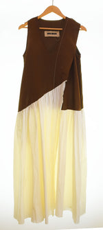 ユマワン UMA WANG 19SS ノースリーブワンピース ALAIN DRESS ワンピース ブラウン Mサイズ 103LT-108