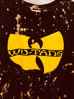 US US古着 00s Wu-Tang ウータン ブリーチ 半袖カットソー 2007 黒 オーバーサイズ ゆるダボ 2XL Tシャツ ブラック 3Lサイズ 101MT-2676