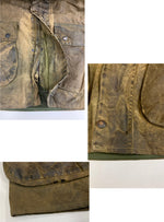 バブアー BARBOUR 90's 90年代 3ワラント NORTHUMBRIA ノーザンブリア ワックス コットン オイルドジャケット ハーフコート VINTAGE ヴィンテージ ジャケット カーキ 101MT-5237