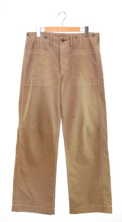 ダブルアールエル RRL 13スター ヘリンボーンツイル ベイカーパンツ HBT カーゴパンツ カーキベージュ 30 103MB-484