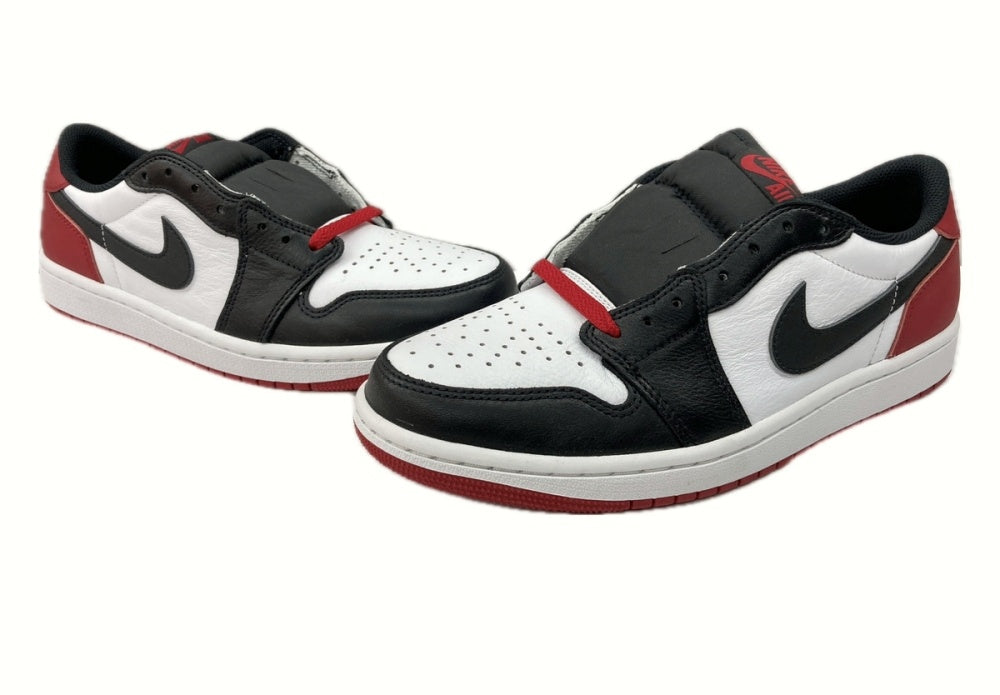 ナイキ NIKE 23年製 AIR JORDAN 1 LOW OG BLACK TOE エア ジョーダン ロー ブラック トゥ AJ1 シューズ 白  赤 黒 CZ0790-106 メンズ靴 スニーカー ブラック 27cm 104-shoes516 | 古着通販のドンドンサガール