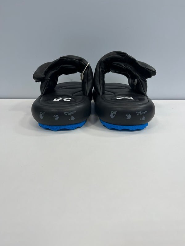 オフホワイト Off-White Meteor メテオ パデッドサンダル レザースライド 黒 メンズ靴 サンダル その他 ブラック EU42 101sh-2153