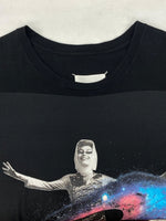 メゾンマルジェラ Maison Margiela Cosmos Made Oversize T-Shirt コスモス メイド オーバーサイズ Tシャツ ギャラクシー 半袖 黒 S29GC0224 S21058 Tシャツ プリント ブラック XSサイズ 104MT-1596