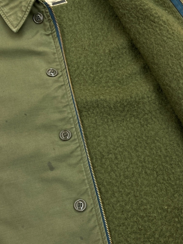 ミリタリー Military Item A-2 DECK JACKET デッキ ジャケット US ARMY アーミー アウター ヴィンテージ ミリタリー 42-44 緑 ジャケット ロゴ カーキ Lサイズ 104MT-824