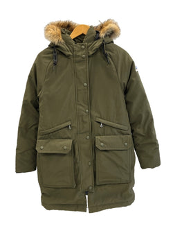 ケープハイツ Cape HEIGHTS ダウンコート ダウンジャケット フード ファー ジャケット カーキ SSサイズ XS 101LT-205