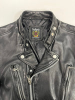 ショット SCHOTT DOUBLE BREST RIDERS JACKET ダブルブレストライダースジャケット 羊皮 本革 レザージャケット 黒 3181067 ジャケット ブラック Lサイズ 101MT-5272