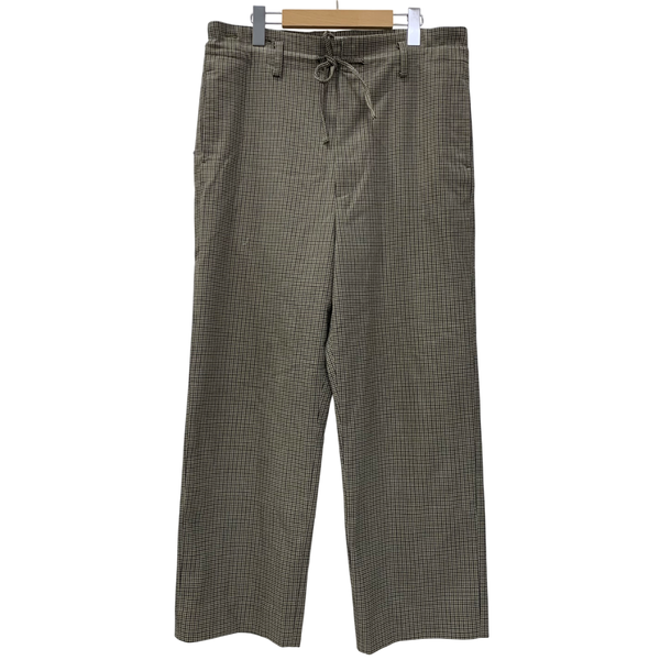 ヨーク YOKE チェックパンツ YK19SS0033P スラックス ベージュ XSサイズ 201MB-1198
