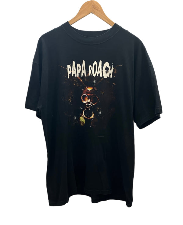 バンド band 00's 00s Papa Roach Infest Promo Tee ©︎2000 パパローチ vintage ヴィンテージ ロック Tシャツ ブラック Lサイズ 101MT-3193