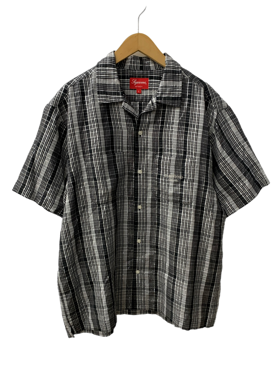 シュプリーム SUPREME 23ss Metallic Plaid Shirt メタリック チェック ...