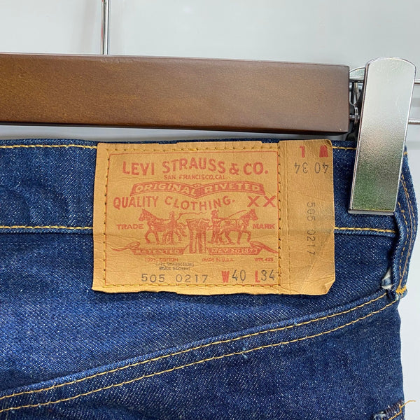 【曜日割引対象外】 ヴィンテージ vintage 70's リーバイス Levi's 505 0217 66前期 濃紺 デニム ブルー W40 L34サイズ 201MB-846 VB