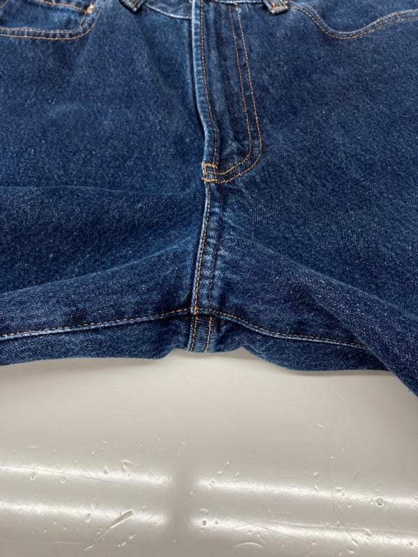 ダブルアールエル RRL DENIM PANTS デニム パンツ ジップフライ ジーパン ジーンズ USA製 Ralph Lauren インディゴ 青 ロゴ デニム ブルー 29×32 104MB-349