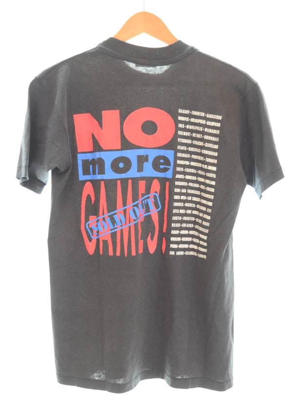 US US古着 90S NEW KIDS ON THE BLOCK バンド ツアー Tシャツ 黒 38-40 Tシャツ ブラック 103MT-2063