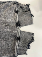 ディーゼル DIESEL ヴィンテージ加工 フーディー  ダメージ加工 ロゴ S-GINN-HOOD-E1 XXL パーカ グレー 3Lサイズ 101MT-4368