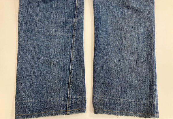 リーバイス Levi's 70's 70年代 501 66前期 66single シングル ボタン裏6刻印 赤耳 VINTAGE ヴィンテージ デニム ブルー W36L35 101MB-660