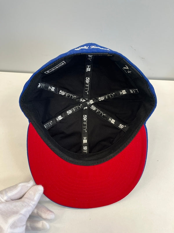 シュプリーム SUPREME ×NEW ERA 13AW World Famous GORE-TEX Box Logo ゴアテックス ボックスロゴ 青 帽子 メンズ帽子 キャップ ブルー 101hat-179