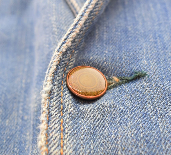 リーバイス Levi's RED リーバイスレッド 初期 2002年製 名作 Guys Warped Coat デニム ワープド コート テーラード  MADE IN TUNISIA WPL-423 ジャケット ブルー Sサイズ 103MT-2247