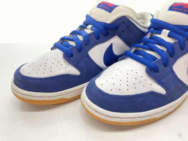 ナイキ NIKE 22年製 SB DUNK LOW PRO PRM LOS ANGELES DODGERS ダンク ロー ロサンゼルス ドジャース 白 青 DO9395-400 メンズ靴 スニーカー ブルー 28cm 104-shoes543