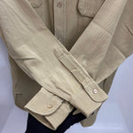 【曜日割引対象外】 ヴィンテージ vintage 40's 50's PACEMAKER  Work Shirts 長袖シャツ ベージュ 201MT-4420 VB