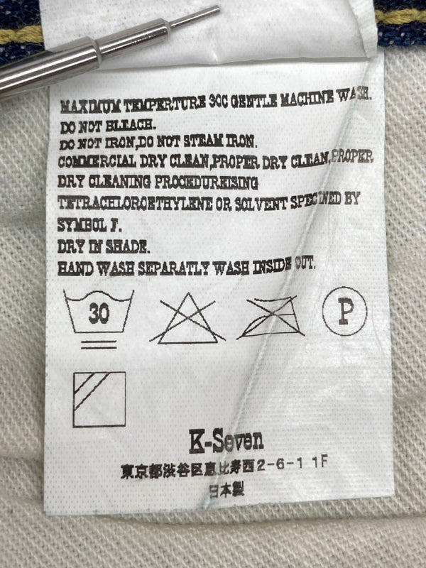 テンダーロイン TENDERLOIN T-RIDERS K-Seven デニム パンツ ボタンフライ 青 無地 デニム ブルー サイズ 30 104MB-311