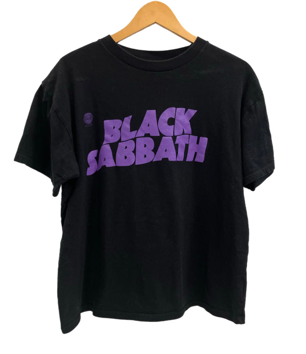 バンド band 90's 00's Vintage ヴィンテージ BLACK SABBA ブラックサバス プリント Tシャツ ブラック Lサイズ 101MT-3938