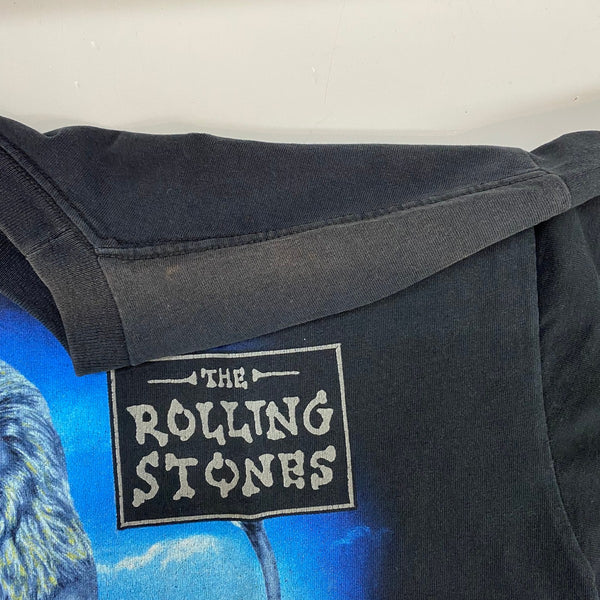 【曜日割引対象外】 ヴィンテージ vintage 90's The Rolling Stones “Bridges to Babylon” World Tour USA製 Tシャツ ブラック XLサイズ 201MT-4397 VB