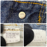 【曜日割引対象外】 リーバイス Levi's 70's 501 66前期 濃紺 USA製 紙パッチ 内タグ残り デニム ブルー W36サイズ 201MB-904 VB