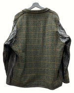 ニードルス Needles Rebuild by Needles リビルド バイ ニードルス COVERED JACKET COAT カバード ジャケット コート リメイク 緑 ジャケット チェック グリーン XLサイズ 104MT-607