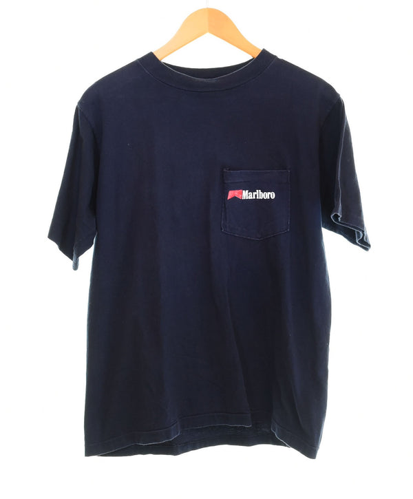 ヴィンテージ Vintage マルボロ Marlboro カウボーイ ポケット Tシャツ COWBOY Pocket Tee 90's Made in USA 90年代 90s シングルステッチ Tシャツ ブラック 103MT-2876