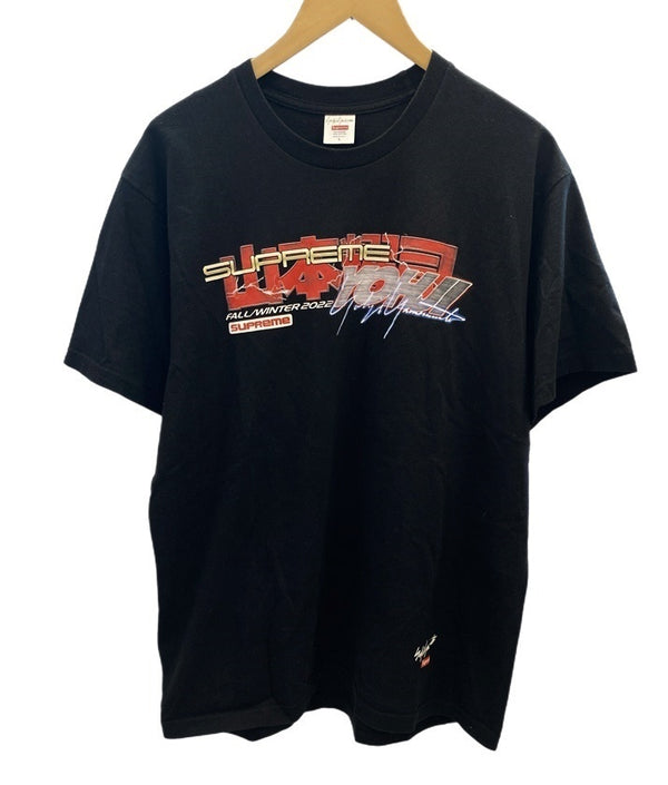 シュプリーム SUPREME Yohji Yamamoto TEKKEN Tee Black 22AW ヨウジヤマモト ロゴ 半袖 黒 Tシャツ プリント ブラック Lサイズ 101MT-2547