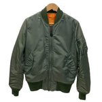 アルファインダストリーズ ALPHA INDUSTRIES 90s 90年代 MA-1 20004-221 ジャケット グリーン Sサイズ 201LT-427