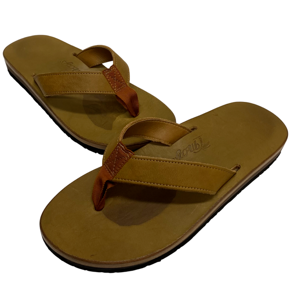 【曜日割引対象外】 リアルマッコイズ THE REAL McCOY'S LEATHER ARCHED SANDAL MA24011 メンズ靴 サンダル ビーチサンダル ブラウン Mサイズ 201-shoes1449 VB
