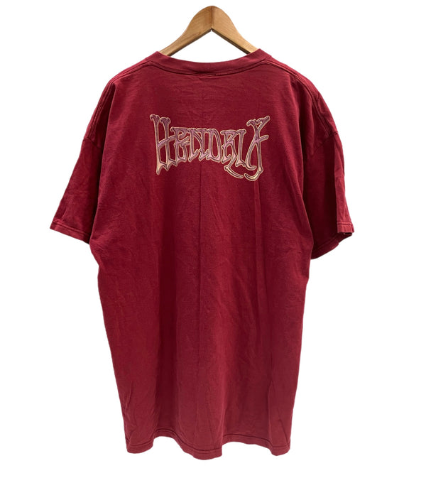 US US古着 00's Y2K ZION JIMI HENDRIX ジミ・ヘンドリックス オフィシャル XXL Tシャツ ワインレッド 3Lサイズ 101MT-4991