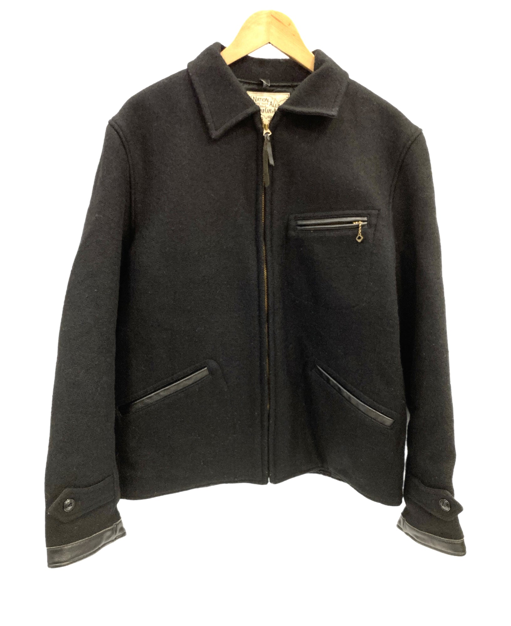 SUGAR CANE ウールジャケット 牛革LOT670 W40 【公式通販】