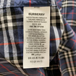バーバリー Burberry ノバチェック シャツ 現行 長袖シャツ ブルー Lサイズ 201MT-4215