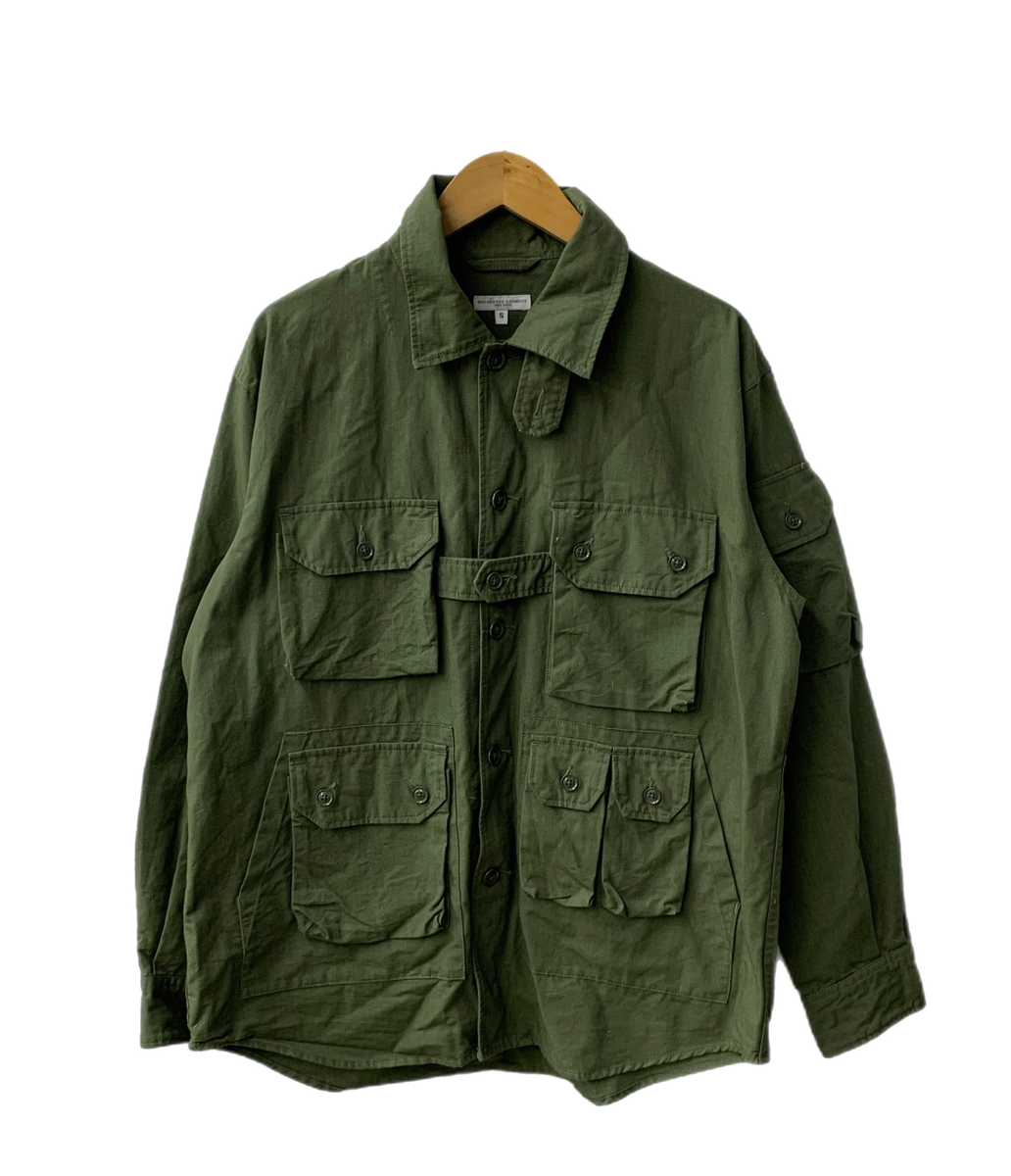 エンジニアードガーメンツ ENGINEERED GARMENTS Explorer Shirt Jacket ジャケット 無地 カーキ Sサイズ  201MT-2535 | 古着通販のドンドンサガール