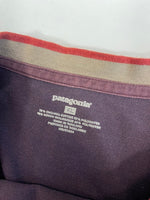 パタゴニア PATAGONIA 06ss 2000年代 rhythm リズムシリーズ 刺繍 Tシャツ 紫 44648S6 XL Tシャツ パープル 101MT-5109