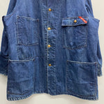 【曜日割引対象外】 ヴィンテージ vintage 50's フィンクス FINCK'S デニムカバーオール ジャケット ブルー 42サイズ 201MT-3436 VB