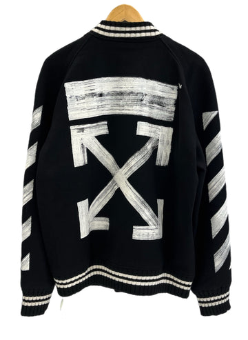 オフホワイト Off-White クロスアロー スタジャン ブルゾン 黒 ジャケット ブラック Mサイズ 101MT-4148
