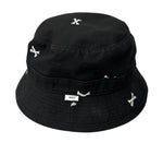 【中古】ダブルタップス W)taps  バケット 02 / ハット / コットン. オックスフォード. テキスタイル "ブラック"  BUCKET 02 / HAT / COTTON. OXFORD. TEXTILE "Black" 帽子 メンズ帽子 ハット ブラック Lサイズ 201goods-524