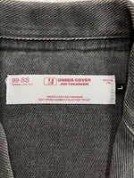 アンダーカバー UNDERCOVER 99SS RELIEF期 TAILORED JACKET テーラード ジャケット レリーフ archive アーカイブ 黒 ジャケット 無地 ブラック Lサイズ 104MT-1588