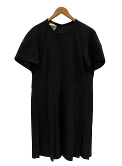 コムデギャルソン COMME des GARCONS ウールワンピース プリーツ 黒  EO-03027M D-TK9210 ワンピース ブラック Mサイズ 101LT-229