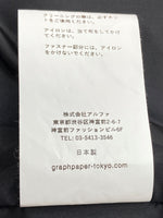 グラフペーパー Graphpaper ONLY ARK 別注 Scale Off Wool Stand Collar Blouson カラー ブルゾン 黒 GM243-30336CA SIZE 1 ジャケット 無地 ブラック 104MT-1566