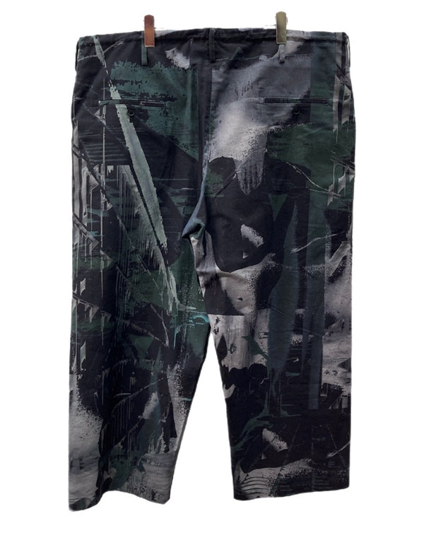 ヨウジヤマモト Yohji Yamamoto BLACK Scandal 22SS 女囚さそり701号 さそり WAIST STRING PANTS ワイド パンツ 梶芽衣子 東映 総柄 HG-P23-054 ボトムスその他 マルチカラー サイズ 1 104MB-335