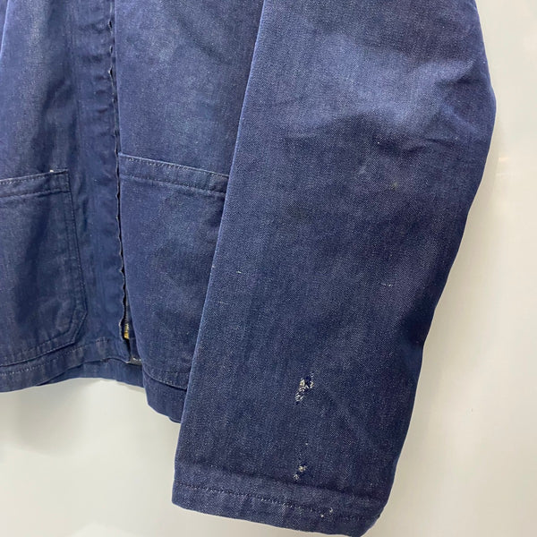 【曜日割引対象外】 ヴィンテージ vintage 60's 70's CORVETTE 刺繍 ジャケット ブルー Mサイズ 201MT-4190 VB