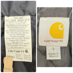 【曜日割引対象外】 カーハート Carhartt トラディショナルコート 企業ロゴ ダック ジャケット ブラック Sサイズ 201MT-4607 VB