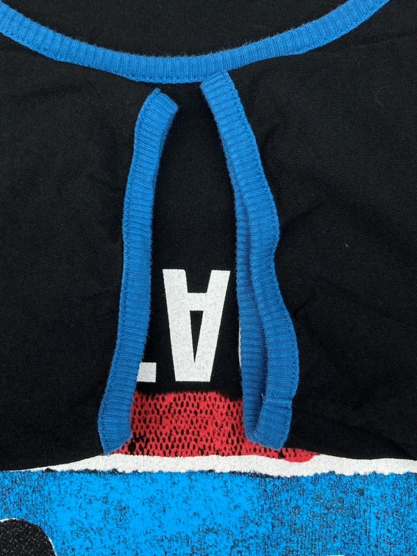 サンローラン Saint Laurent 17SS TO THE MOON AND BACK TEE プリント Tシャツ 半袖 カットソー 黒 466907 YB1FT Tシャツ プリント ブラック XSサイズ 104MT-1598