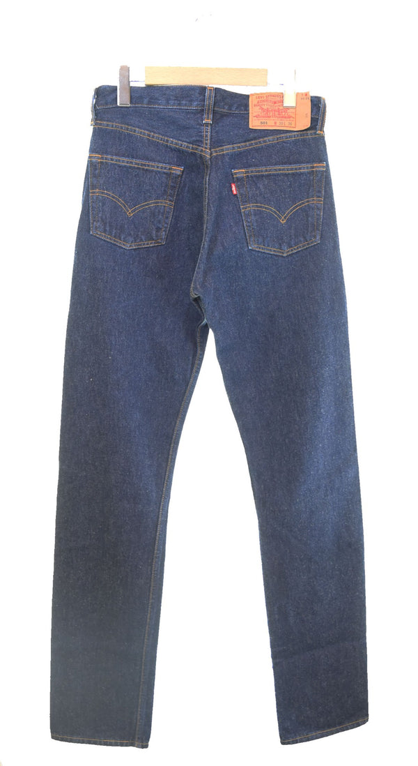 リーバイス Levi's 90s 501 MAde in USA ミント ボタン裏546 90's USA製 濃紺 デニム ネイビー 30/36 103MB-495