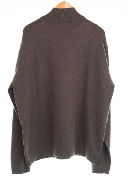 パタゴニア PATAGONIA ハイネック ハーフジップ セーター ニット ウール 50300F0 セーター ブラウン LLサイズ 103MT-3440